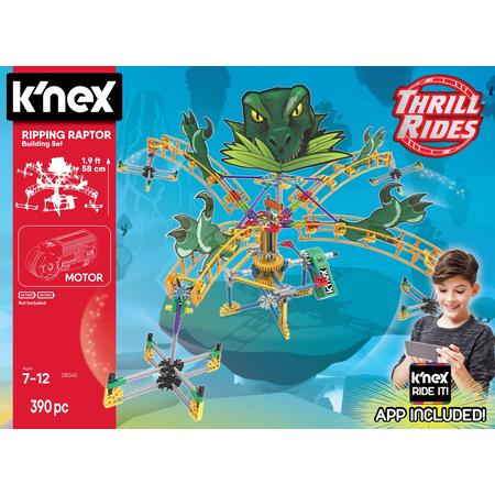 Knex Thrill Rides - Ripping Raptor Roller Coaster - KNected